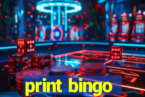 print bingo